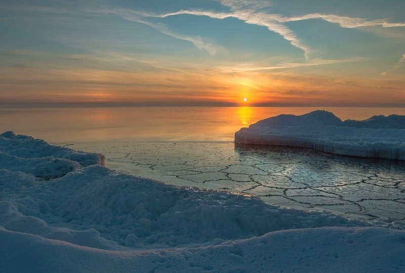 Зимняя Балтика море