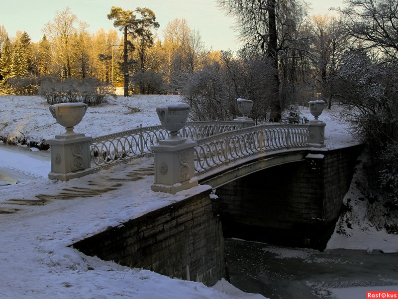 Павловский парк Павловск зима
