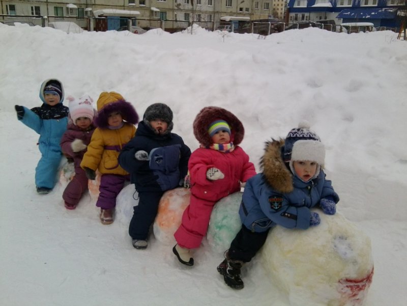 Зима в детском саду
