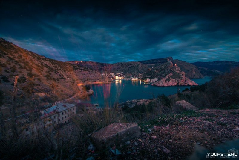 Ночная Балаклава Крым