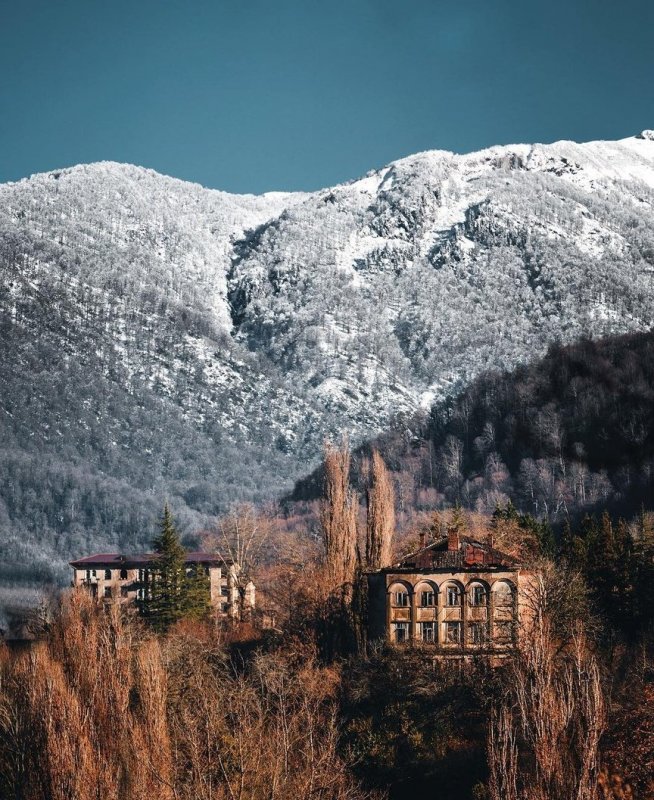 Гагры Абхазия зимой