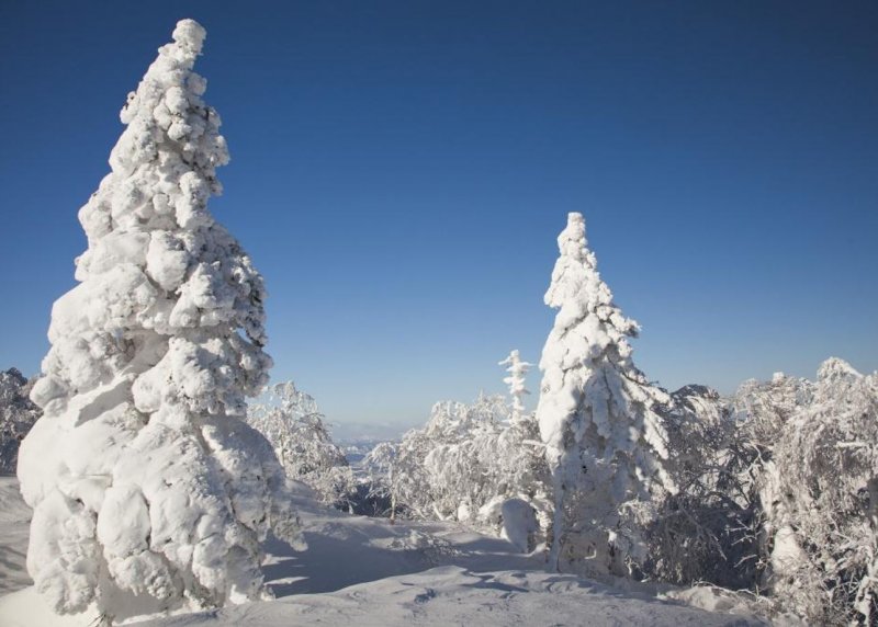 Сахалинская область зима