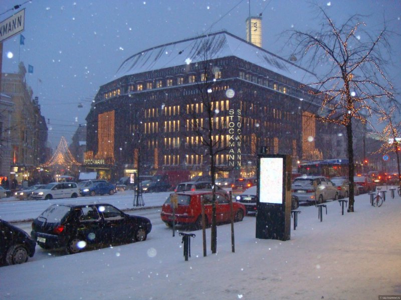 Зимняя Финляндия Хельсинки