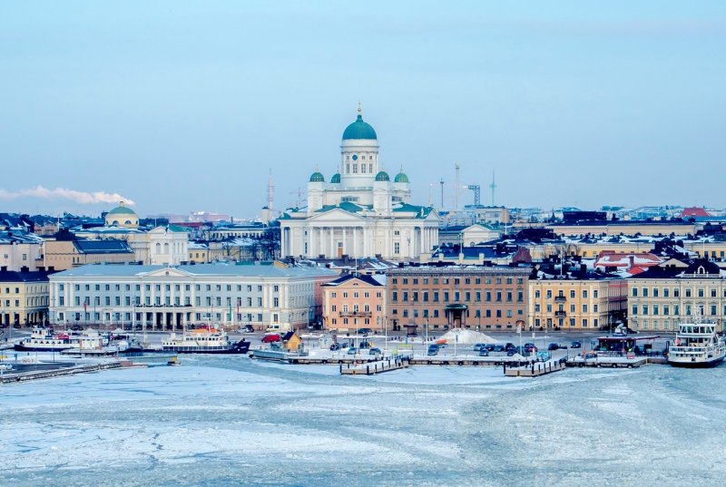 Зимний Хельсинки