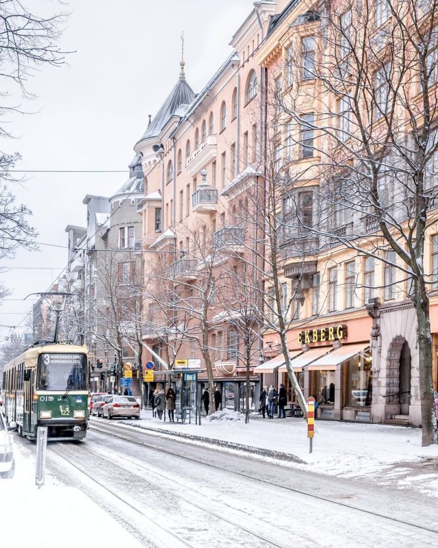 Стокгольм Швеция зима
