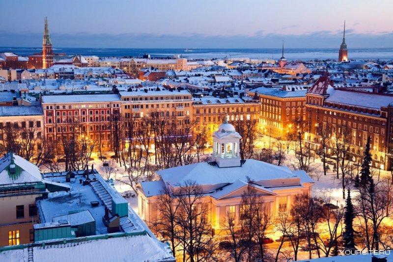 Окрестности Хельсинки зима