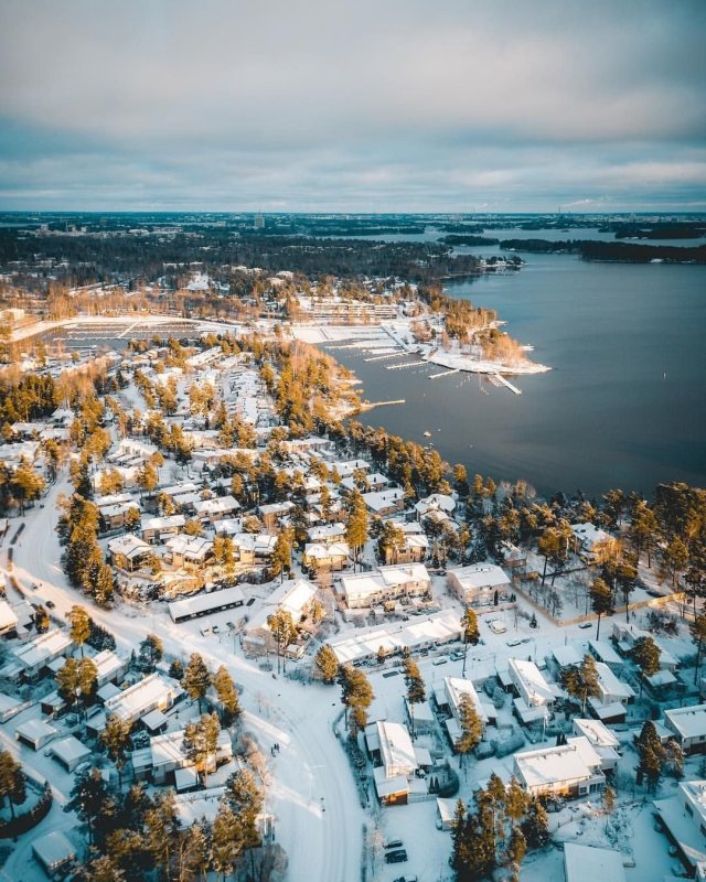 Оулу Финляндия зимой