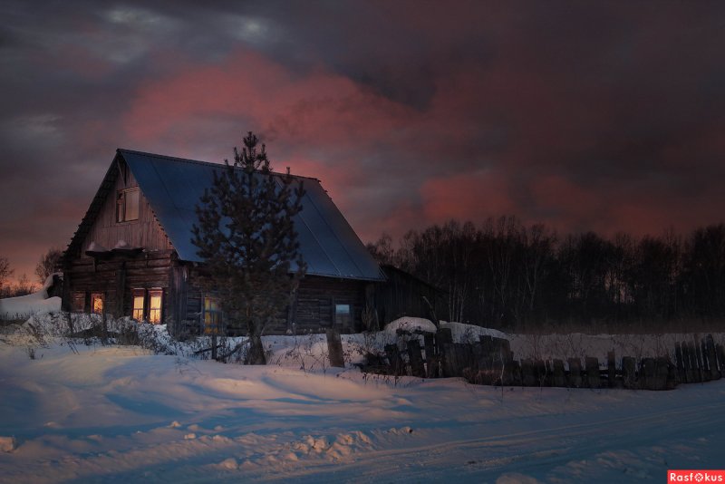 Новокузнецк деревня зима