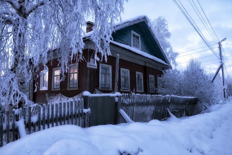 Иван Никитин зимняя ночь в деревне