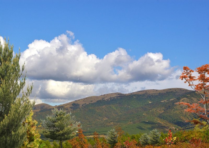 Геленджик горы осень