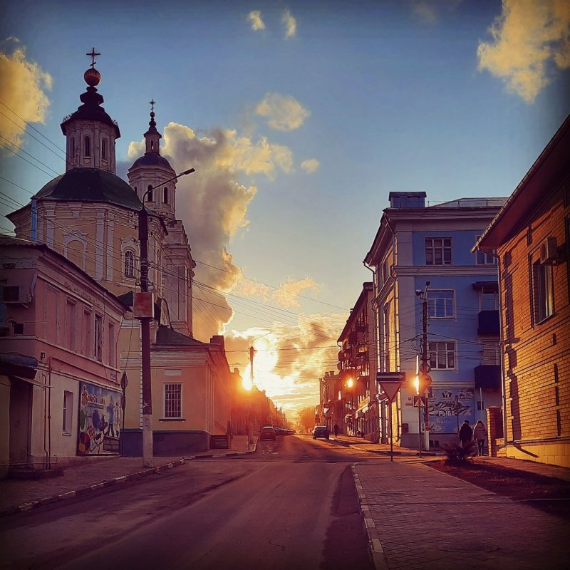 Красивые улицы Ельца