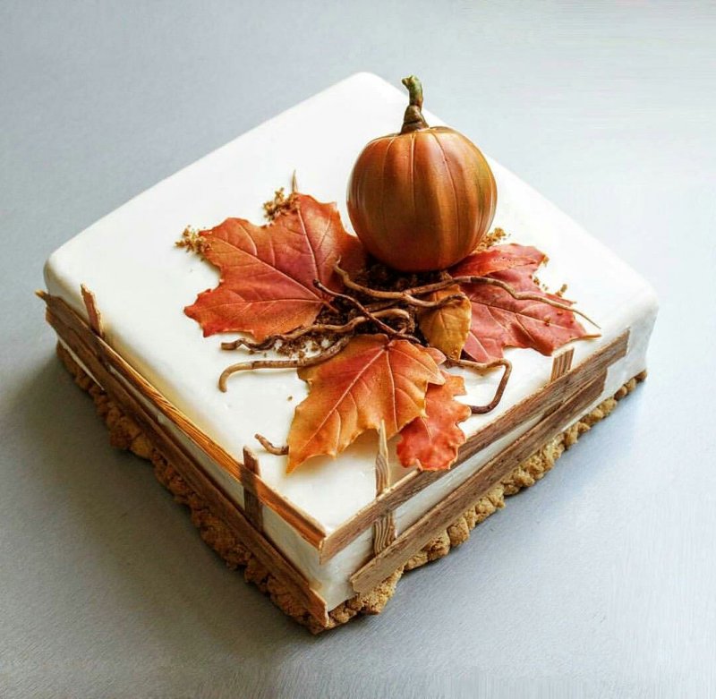 Торт осень фото