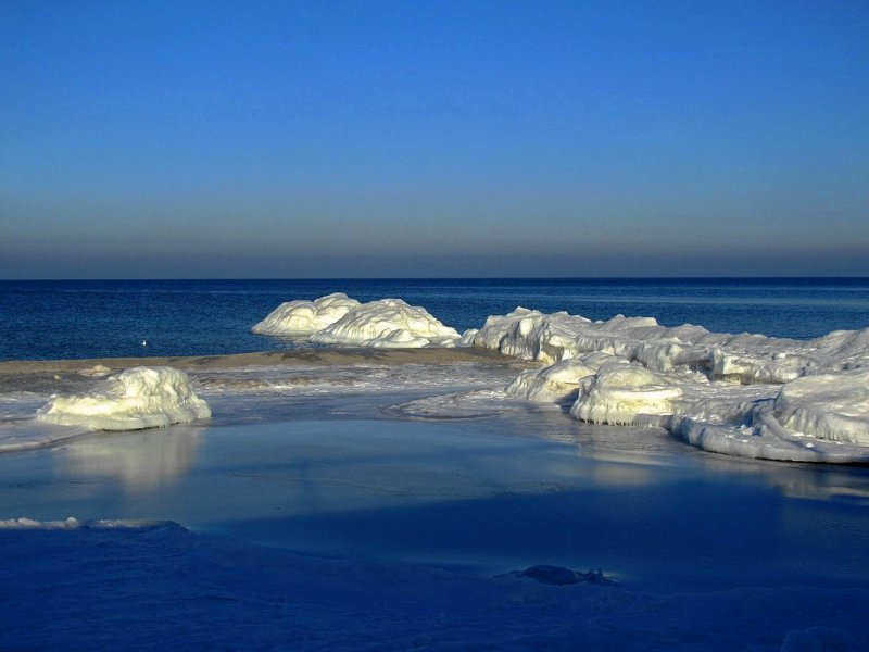 Балтийское море зима