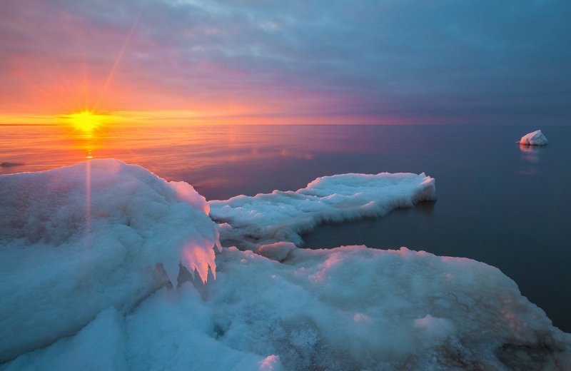Балтийское море лед