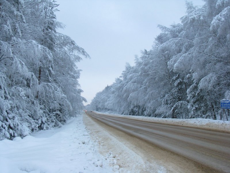 Русские дороги зимой