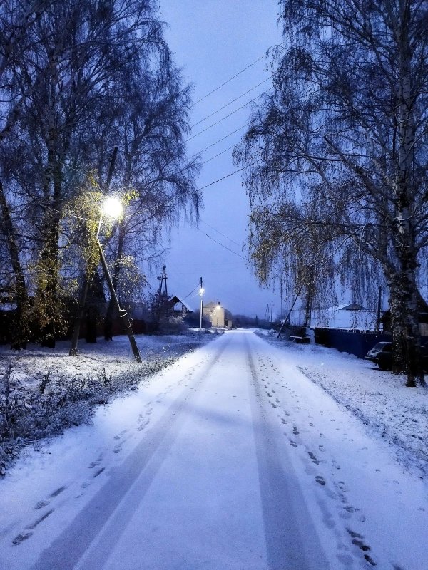 Зима в городе фото
