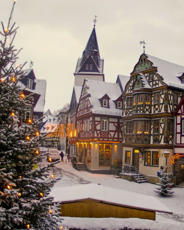 Idstein Германия зима