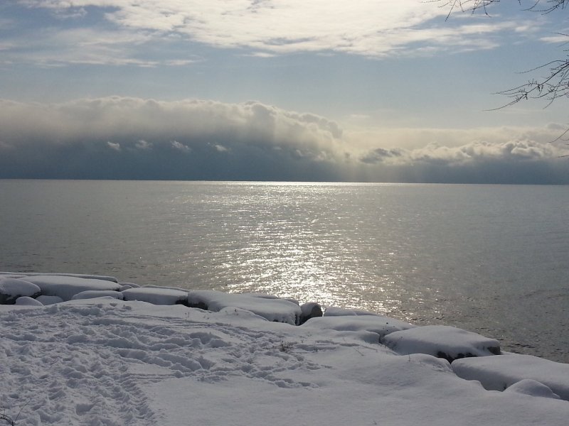 Черное море зимой