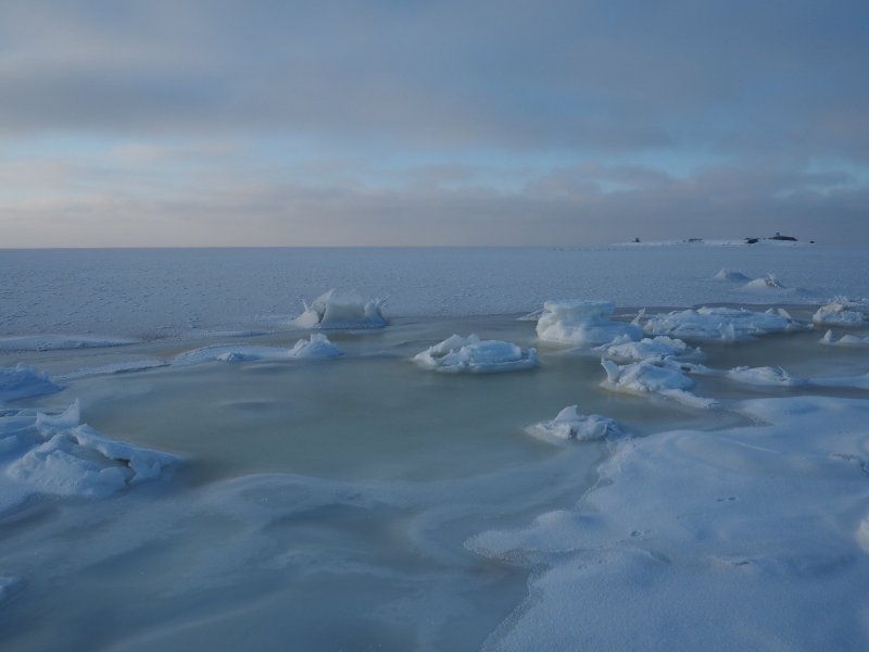 Белое море Архангельск зимой
