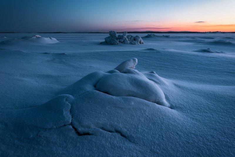 Белое море зимой Кандалакша