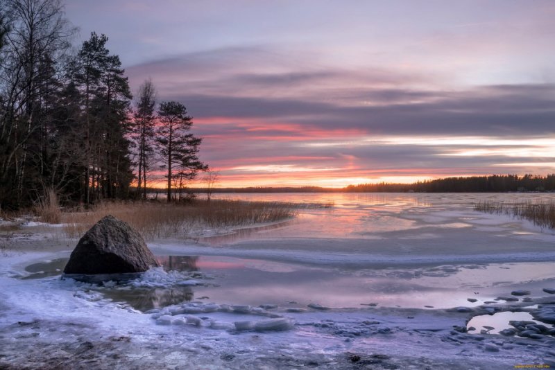 Лед на финском заливе