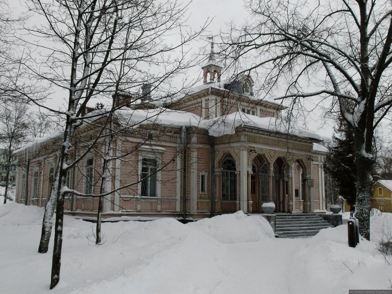 Сортавала ратуша зимой