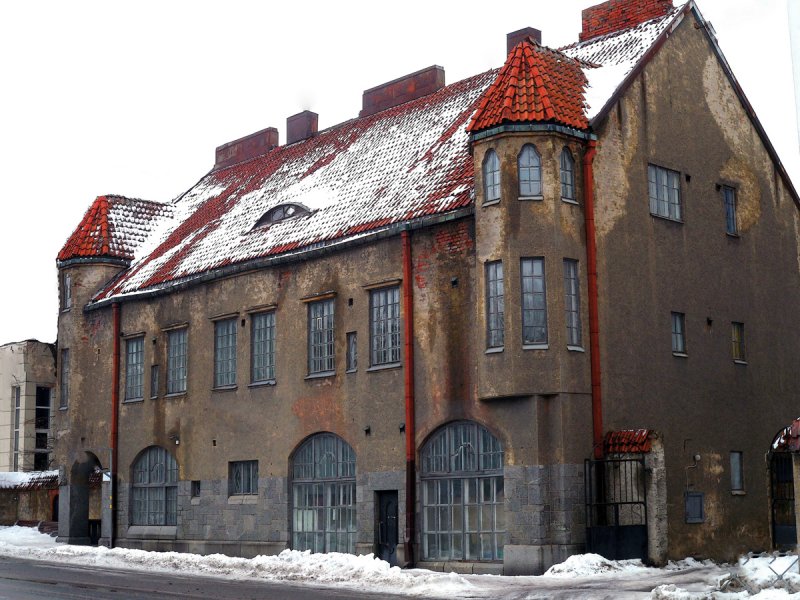 Городская ратуша Сортавала зима