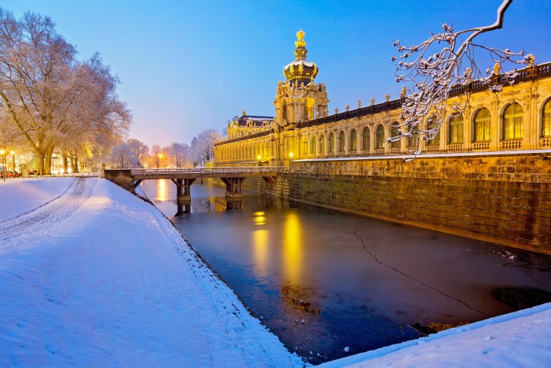 Дрезден зимой