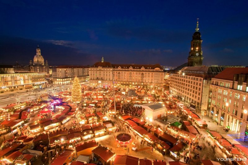 Красивые фото зимнего Дрездена