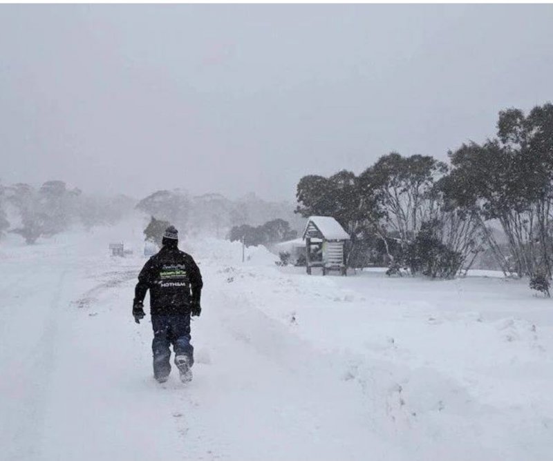 В Австралии выпал снег 2020