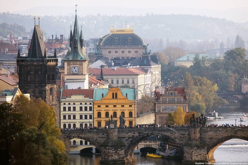 Осень Европа Германия Чехия Польша