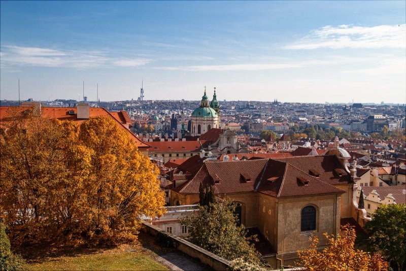 Осень Европа Германия Чехия Польша