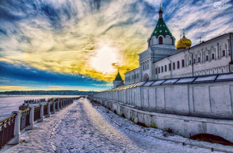 Ипатьевский монастырь Кострома зима