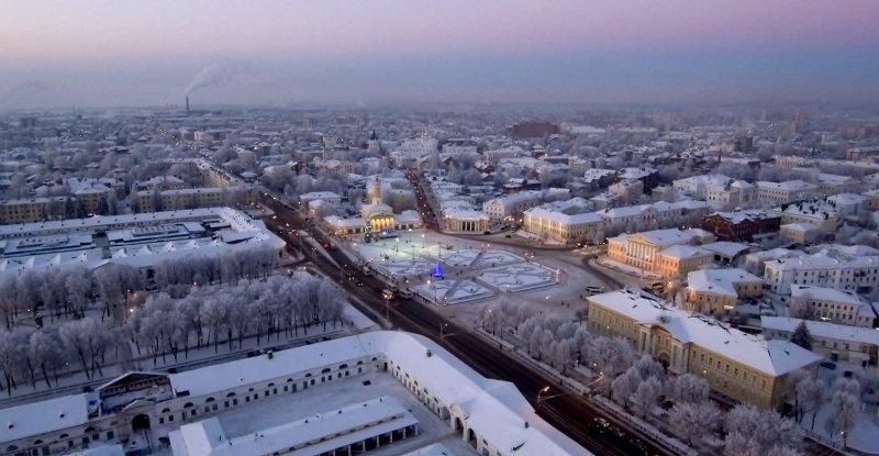 Кострома город зима