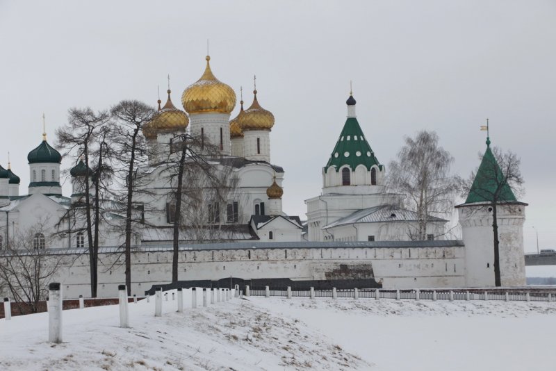 Богоявленский монастырь Кострома зима