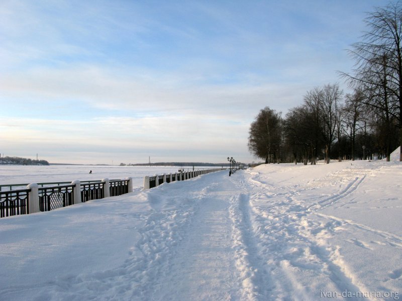 Кострома Волга зимой