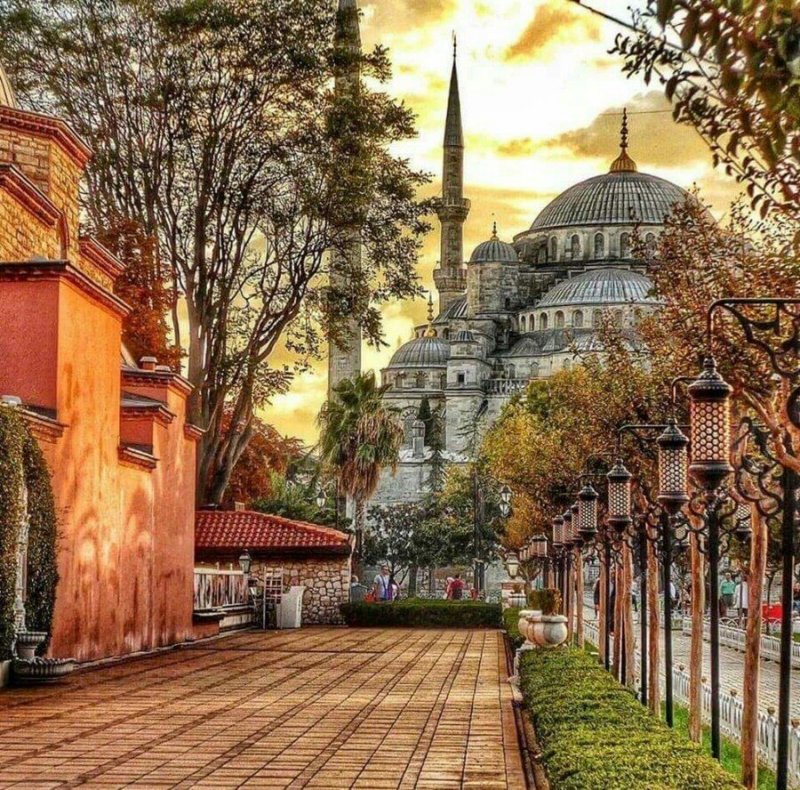 Старинные улочки Султанахмета в Стамбуле
