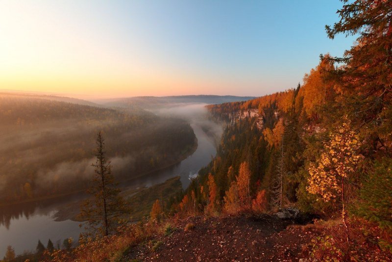 Уральская красота река Усьва