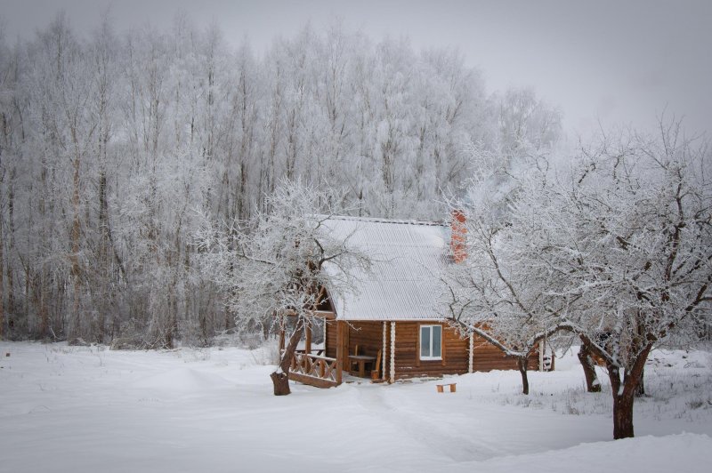 Финляндия баня зима