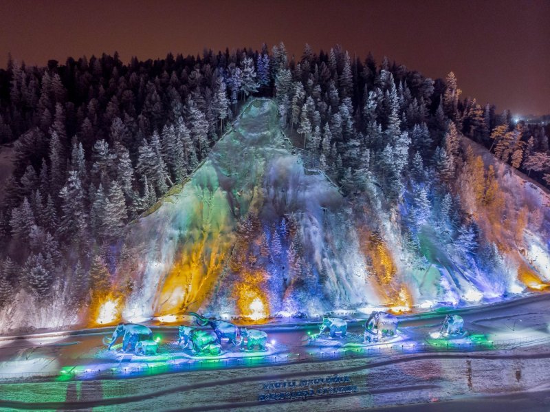 Археопарк Ханты-Мансийск зимой