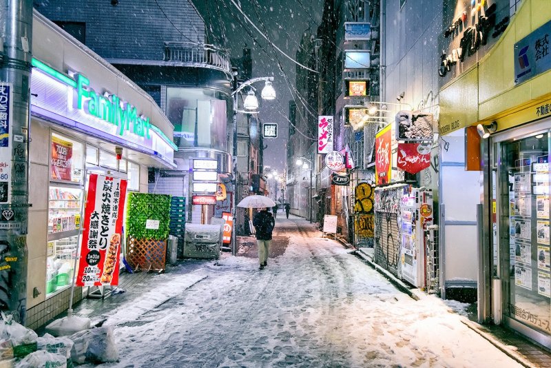 Японские улицы в Токио