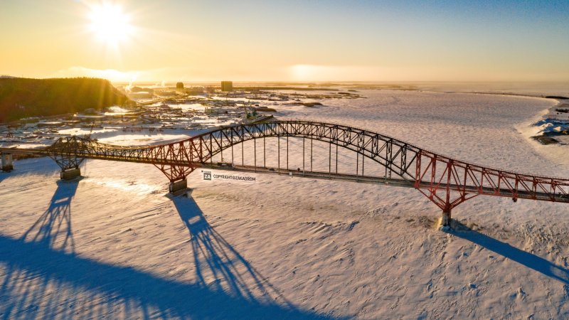 Мост через Иртыш в Ханты-Мансийске