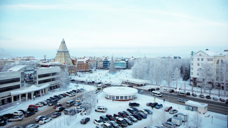 Ханты-Мансийск зима красота