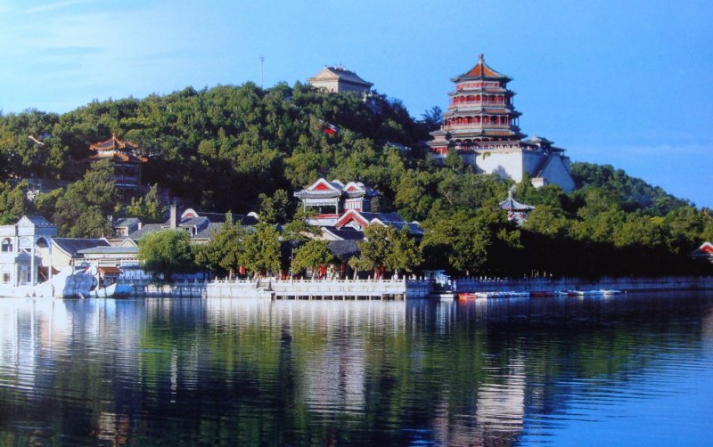 Летний дворец Ихэюань арочный мост Шицикунцяо