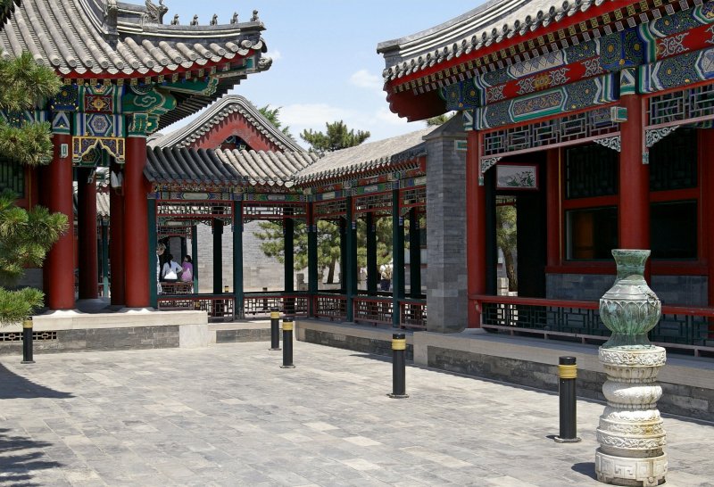 Летний дворец Пекин мраморная Ладья