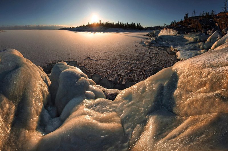 Национальный парк Ладожские шхеры зимой