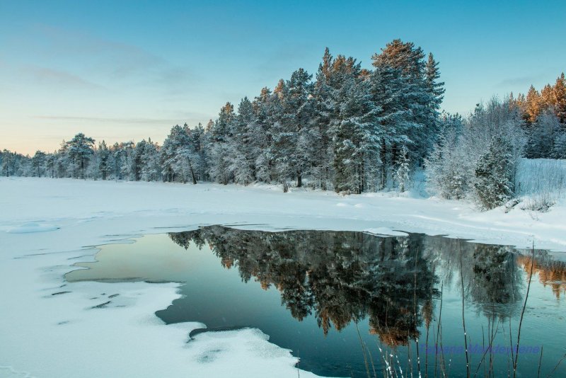 Карелия Вонгозеро зима