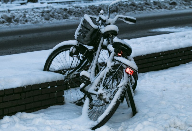 Велосипед для снега