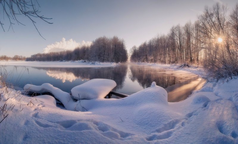 Шатурские озера зимой