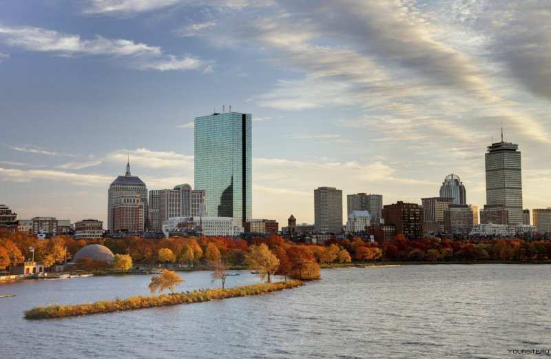 Бостон Массачусетс осенью